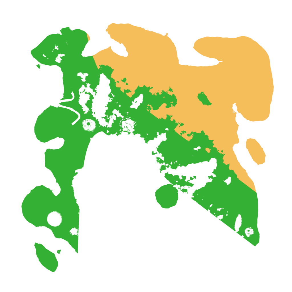 Biome Rust Map: Procedural Map, Size: 3500, Seed: 605592879