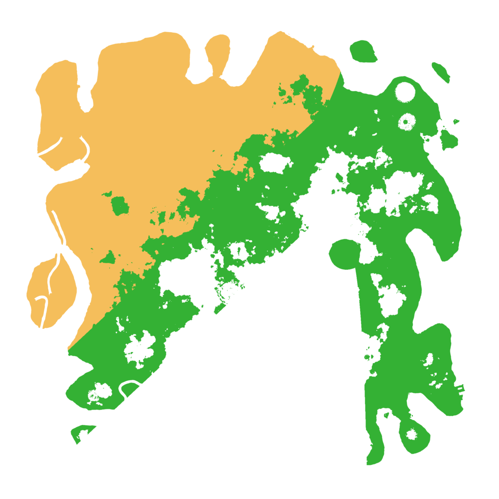 Biome Rust Map: Procedural Map, Size: 4400, Seed: 11370396