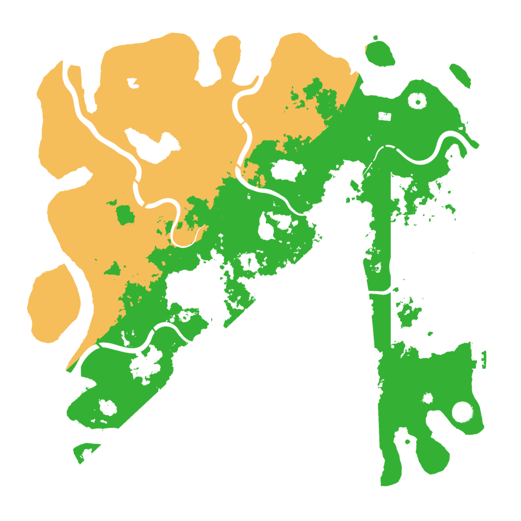 Biome Rust Map: Procedural Map, Size: 4400, Seed: 11370396