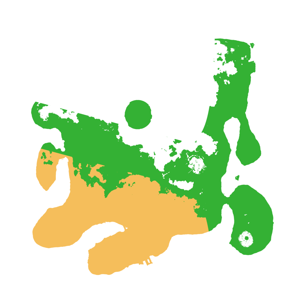 Biome Rust Map: Procedural Map, Size: 3000, Seed: 20265