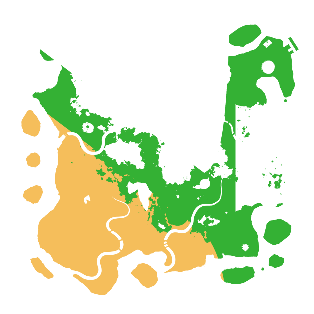 Biome Rust Map: Procedural Map, Size: 4250, Seed: 1074802789