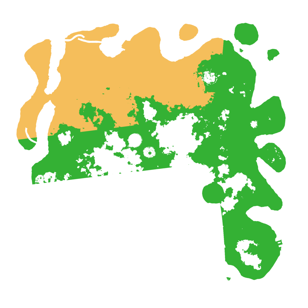 Biome Rust Map: Procedural Map, Size: 4000, Seed: 3870