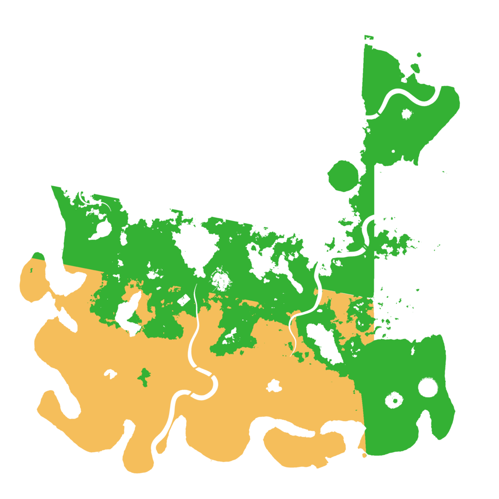 Biome Rust Map: Procedural Map, Size: 4500, Seed: 1823730754
