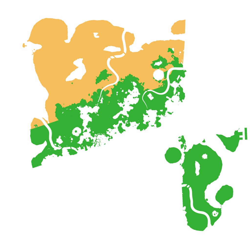Biome Rust Map: Procedural Map, Size: 4250, Seed: 951699553