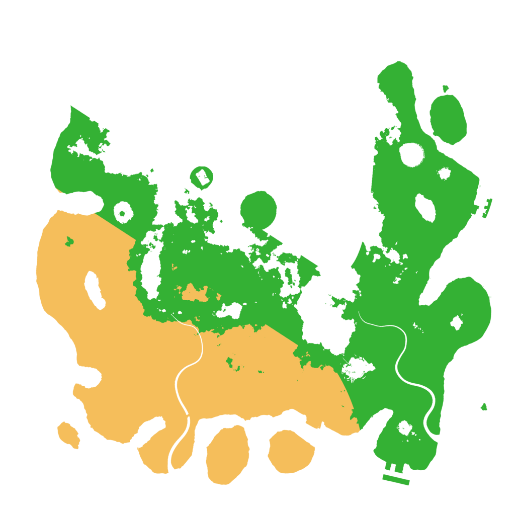 Biome Rust Map: Procedural Map, Size: 3850, Seed: 98882110