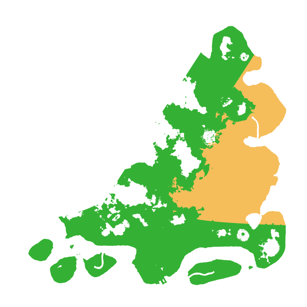 Biome Rust Map: Procedural Map, Size: 3790, Seed: 1237120484