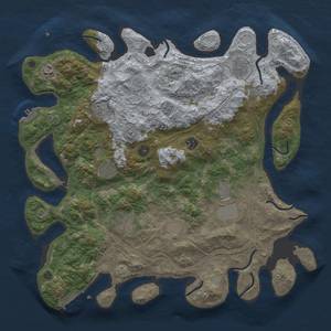 Thumbnail Rust Map: Procedural Map, Size: 4250, Seed: 1242311149, 17 Monuments