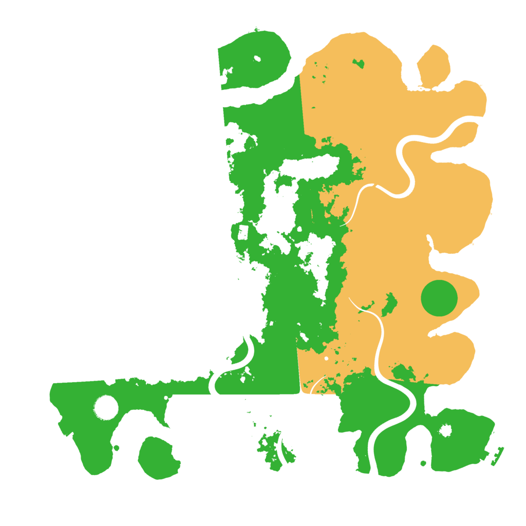 Biome Rust Map: Procedural Map, Size: 3800, Seed: 60556793