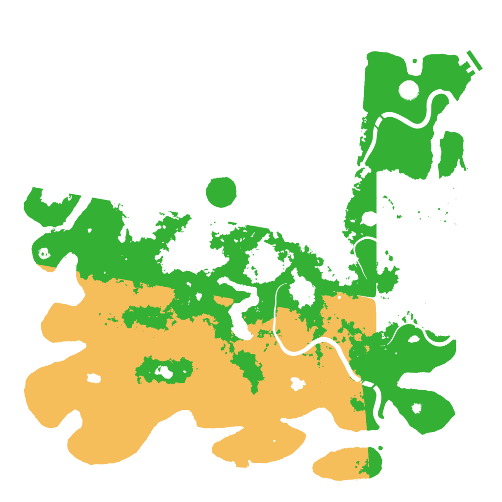 Biome Rust Map: Procedural Map, Size: 4500, Seed: 456265299