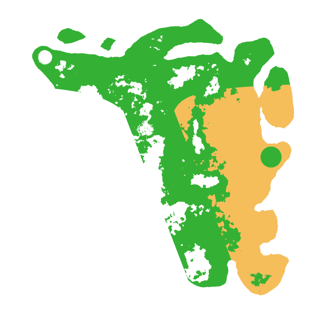 Biome Rust Map: Barren, Size: 4000, Seed: 67133689