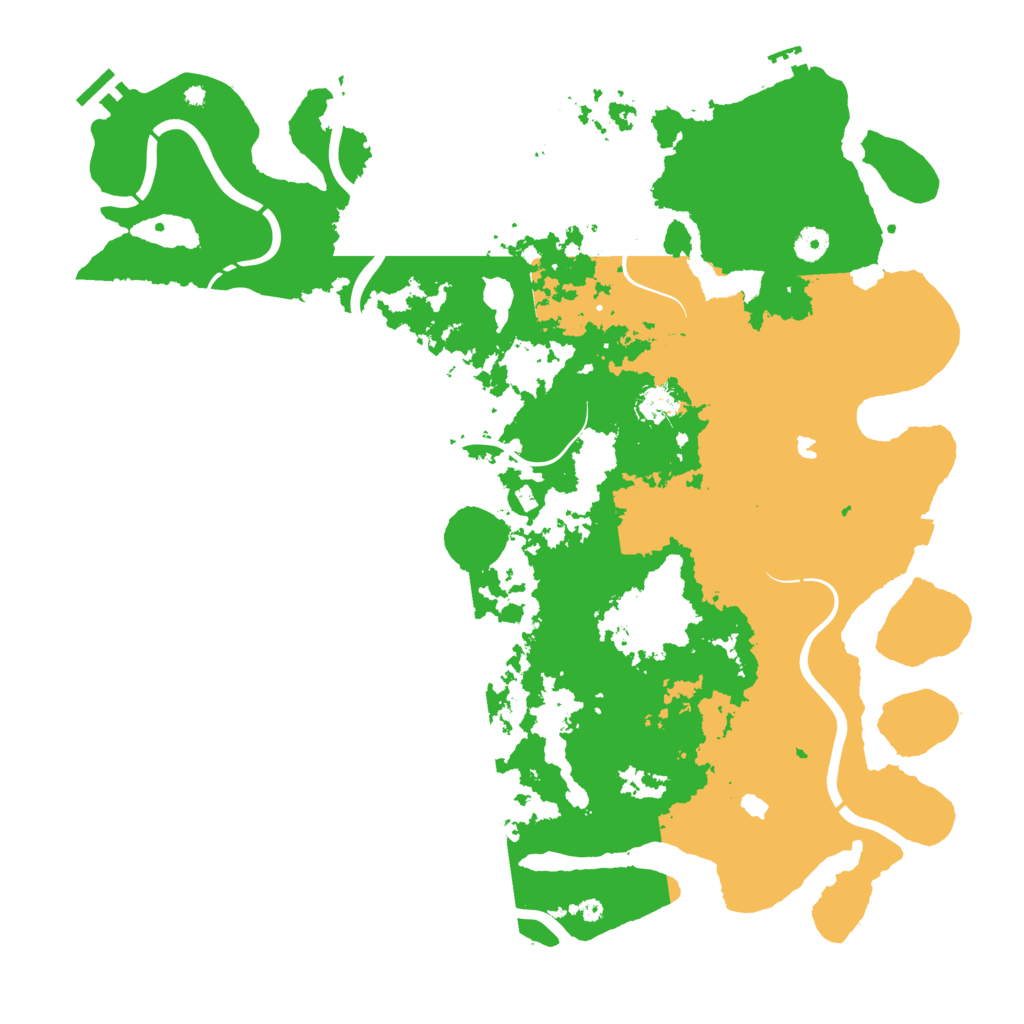 Biome Rust Map: Procedural Map, Size: 4500, Seed: 444888942