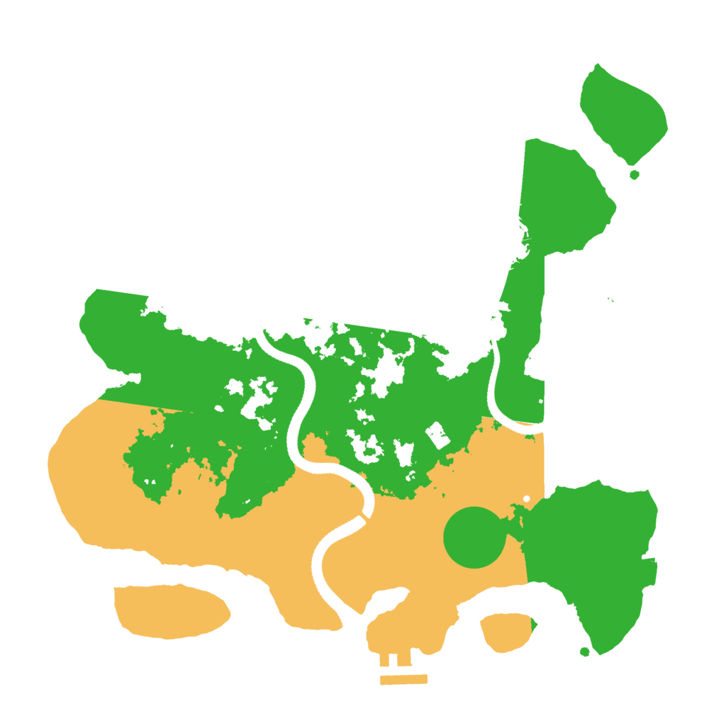 Biome Rust Map: Procedural Map, Size: 3100, Seed: 833770783
