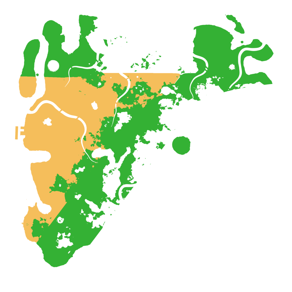 Biome Rust Map: Procedural Map, Size: 4500, Seed: 904884259