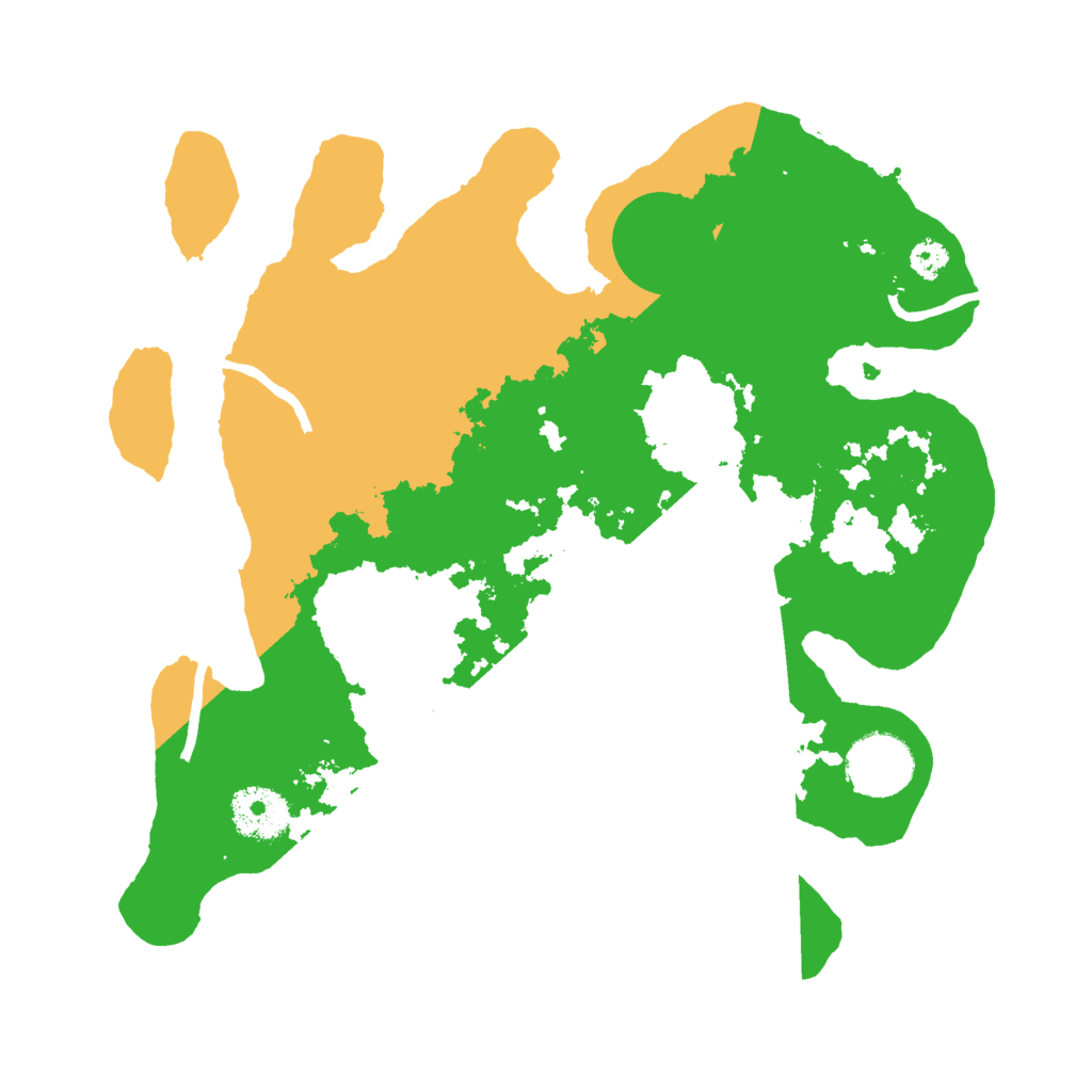 Biome Rust Map: Procedural Map, Size: 3000, Seed: 6968