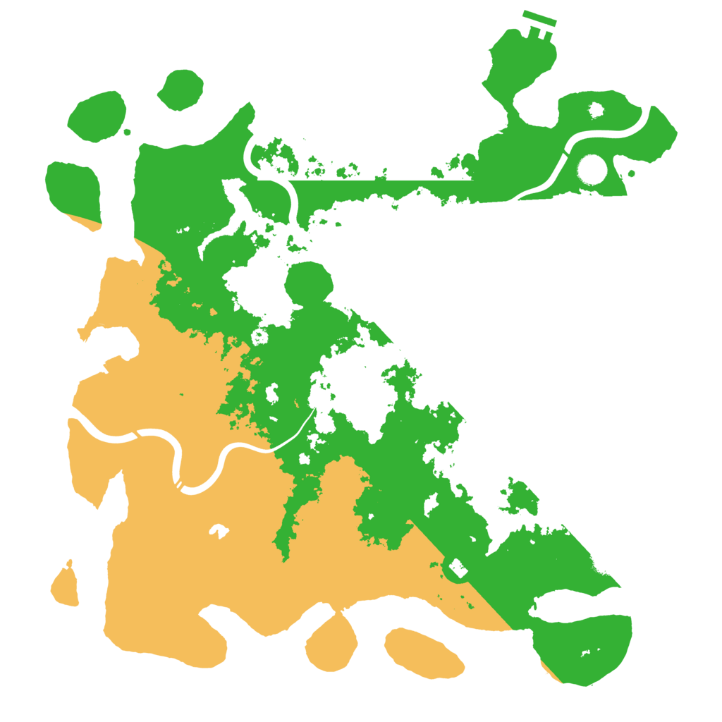 Biome Rust Map: Procedural Map, Size: 4250, Seed: 1414890688