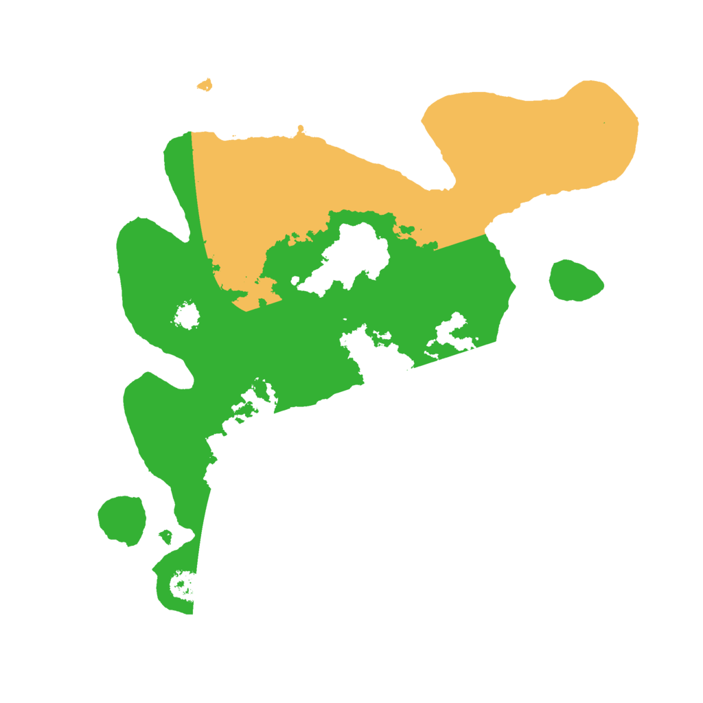 Biome Rust Map: Procedural Map, Size: 2500, Seed: 1185748126