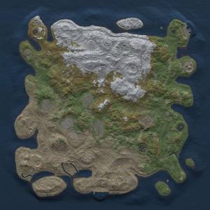 Thumbnail Rust Map: Procedural Map, Size: 4250, Seed: 834806338, 19 Monuments