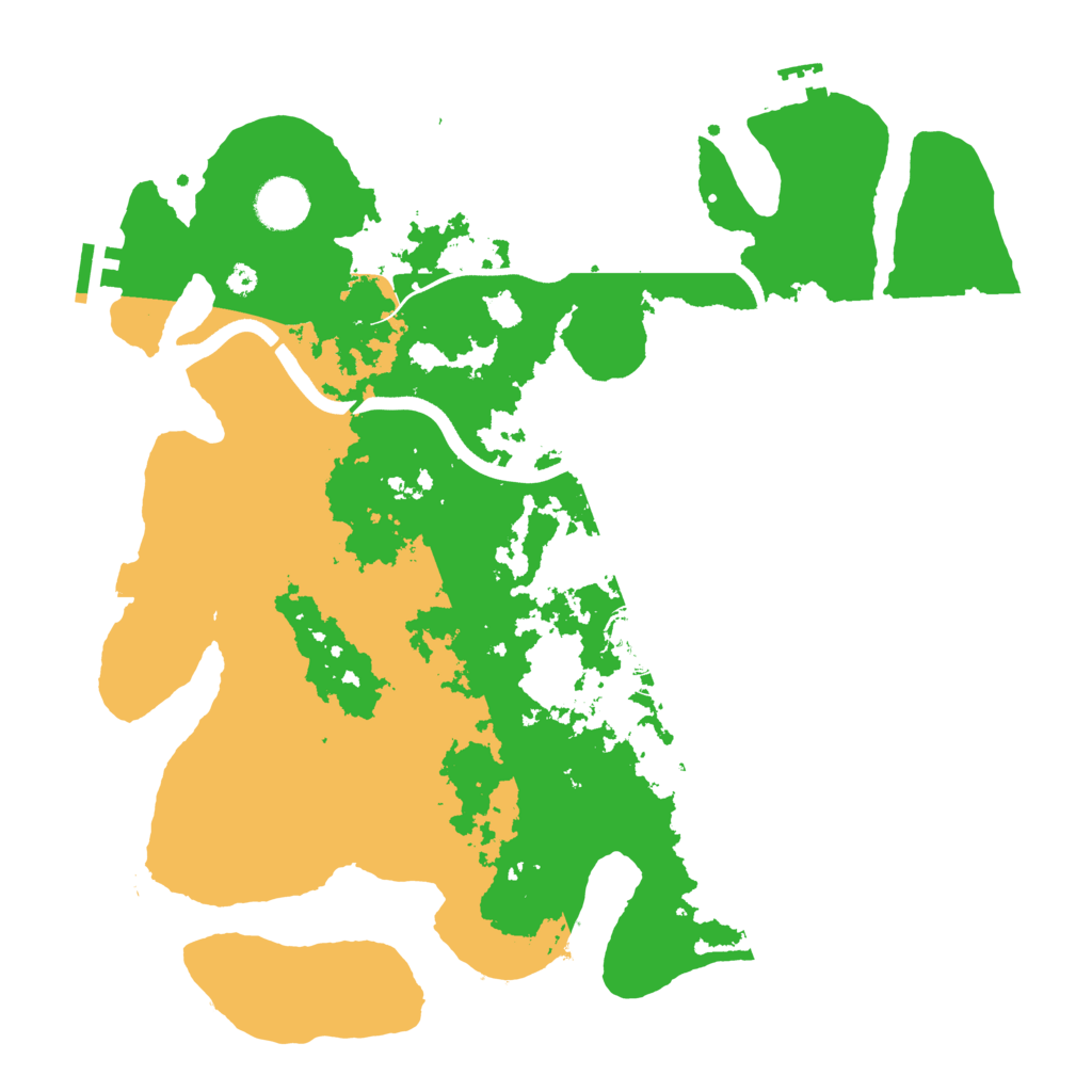 Biome Rust Map: Procedural Map, Size: 3700, Seed: 1030879443