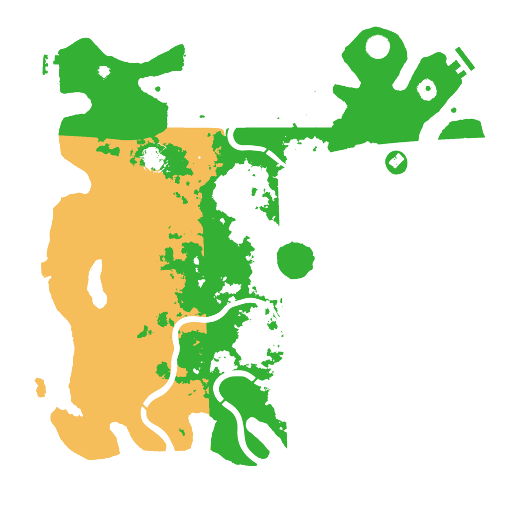 Biome Rust Map: Procedural Map, Size: 3850, Seed: 9616609