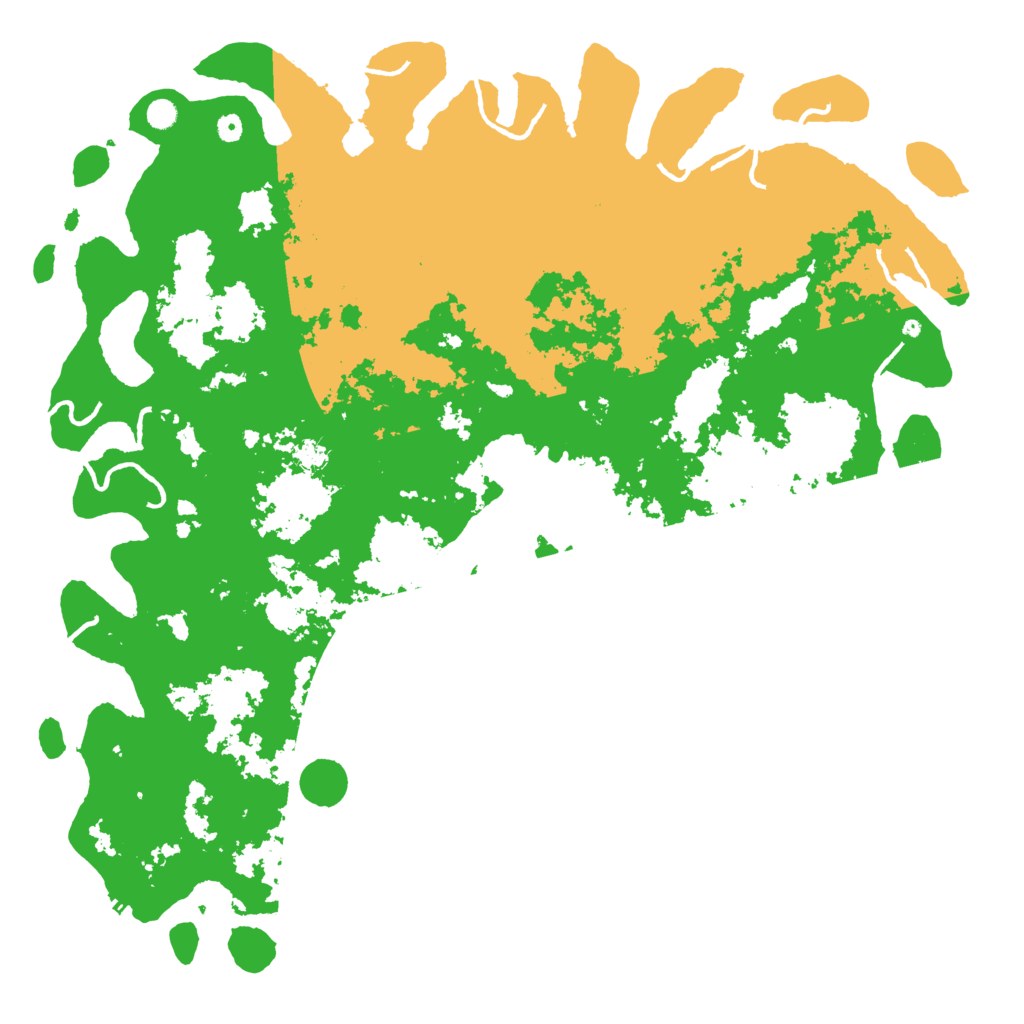 Biome Rust Map: Procedural Map, Size: 6000, Seed: 70348282