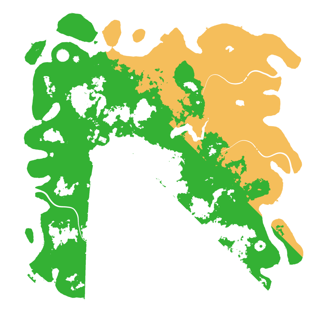 Biome Rust Map: Procedural Map, Size: 4500, Seed: 844140783
