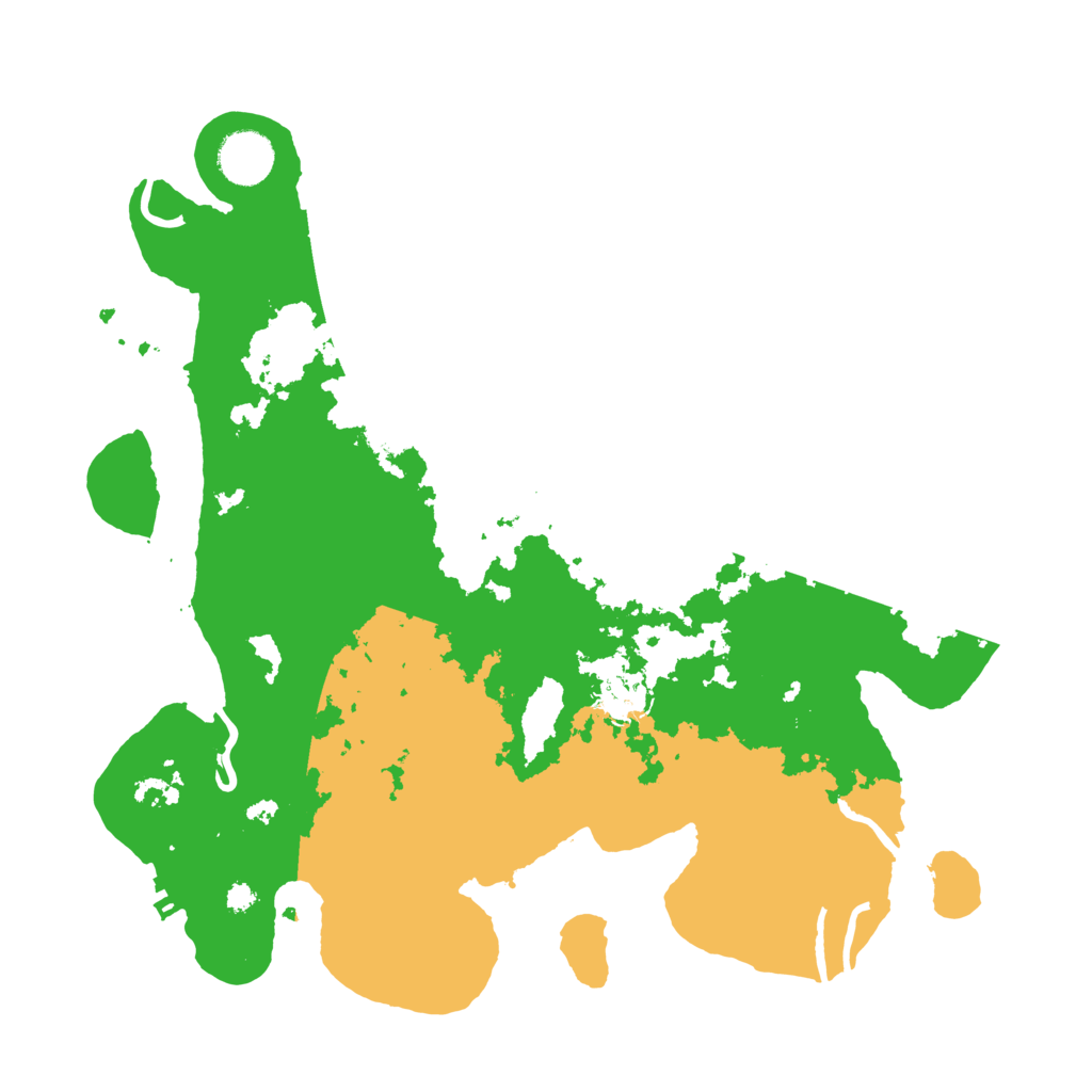 Biome Rust Map: Procedural Map, Size: 3500, Seed: 200000