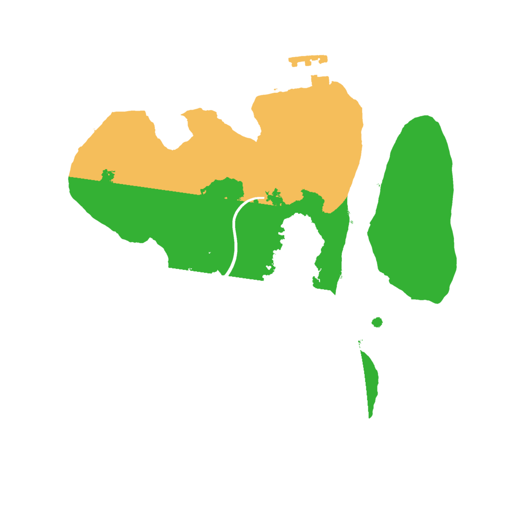 Biome Rust Map: Procedural Map, Size: 2000, Seed: 195