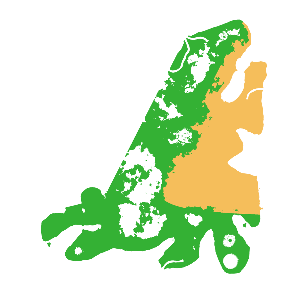 Biome Rust Map: Procedural Map, Size: 3500, Seed: 1234738453