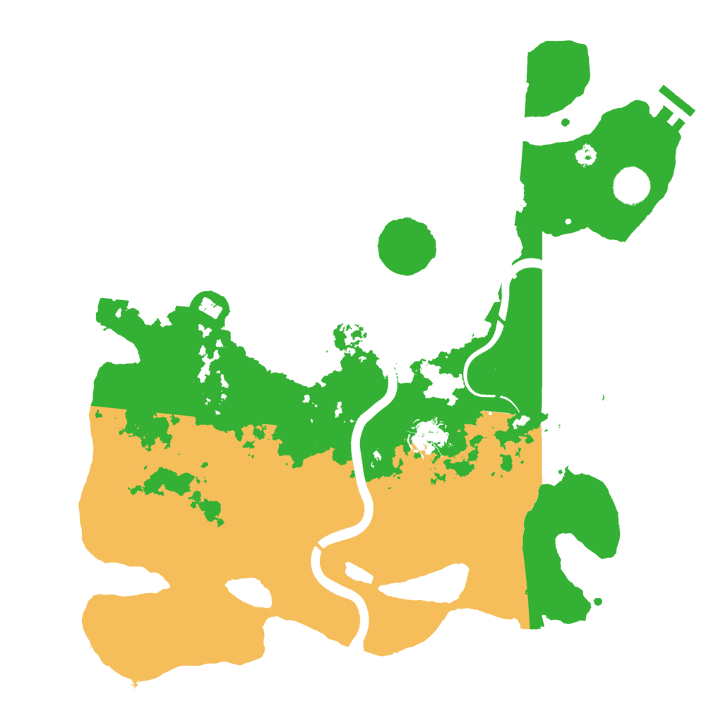 Biome Rust Map: Procedural Map, Size: 3550, Seed: 50372894