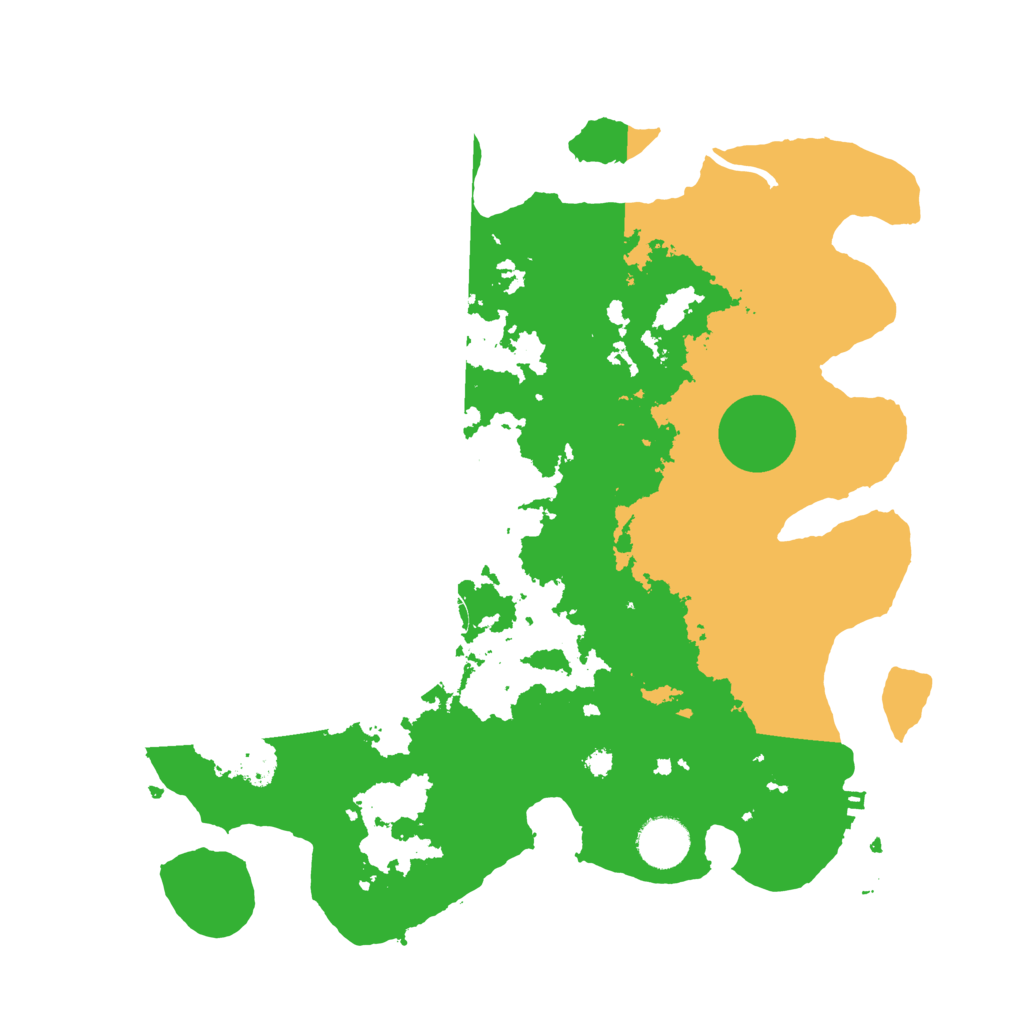 Biome Rust Map: Procedural Map, Size: 3500, Seed: 941816035