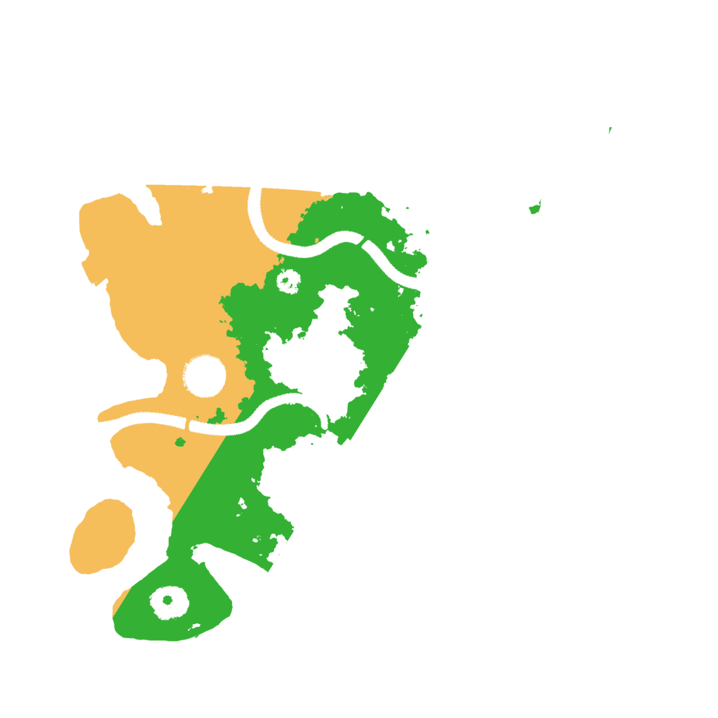 Biome Rust Map: Procedural Map, Size: 3000, Seed: 681991