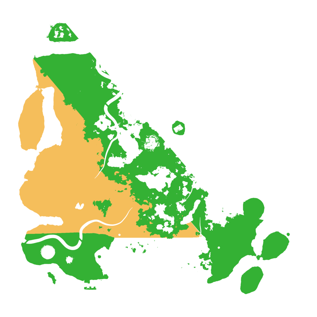 Biome Rust Map: Procedural Map, Size: 4002, Seed: 1234567890