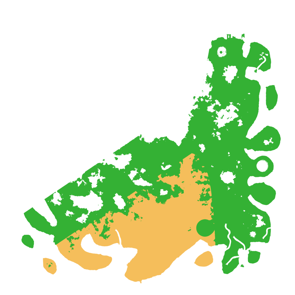 Biome Rust Map: Procedural Map, Size: 4500, Seed: 299620763