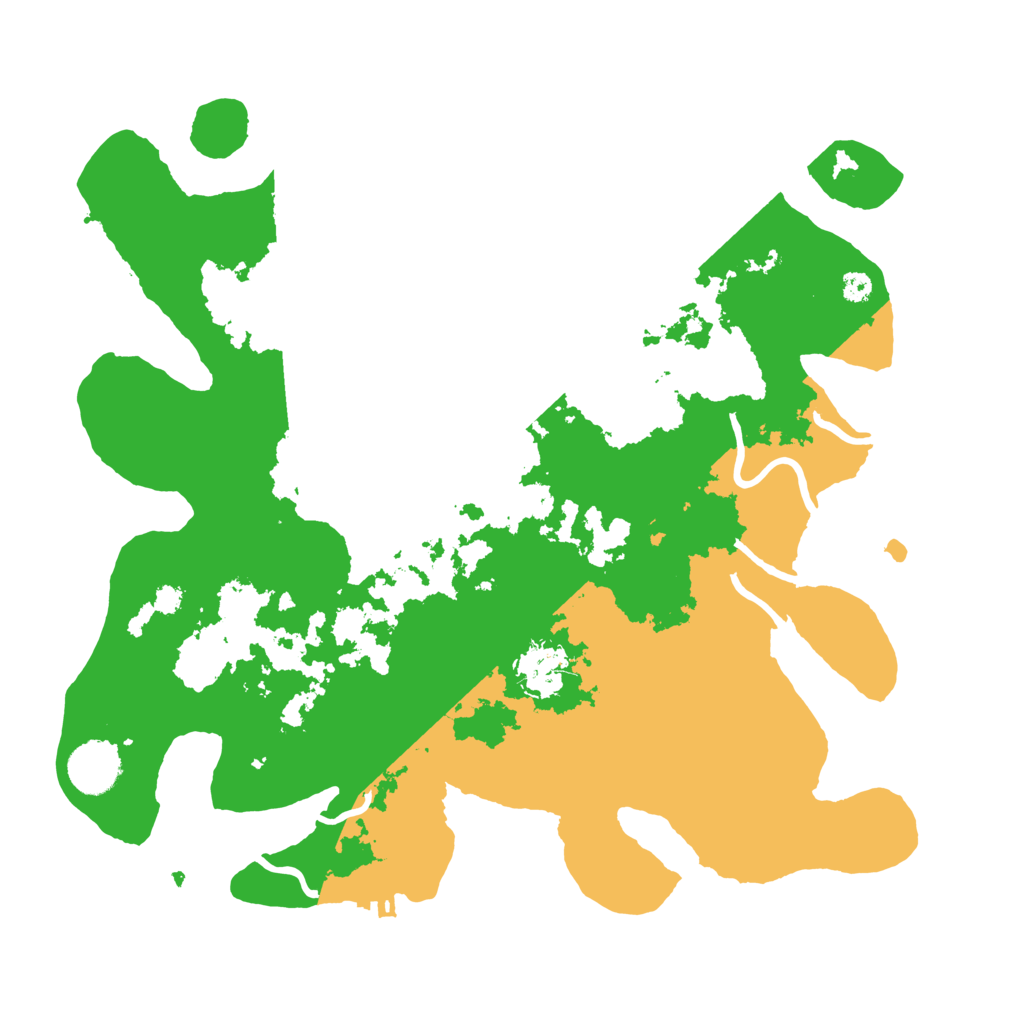 Biome Rust Map: Procedural Map, Size: 3500, Seed: 2023050503