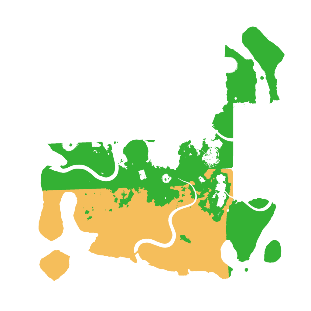 Biome Rust Map: Procedural Map, Size: 3500, Seed: 1608035034