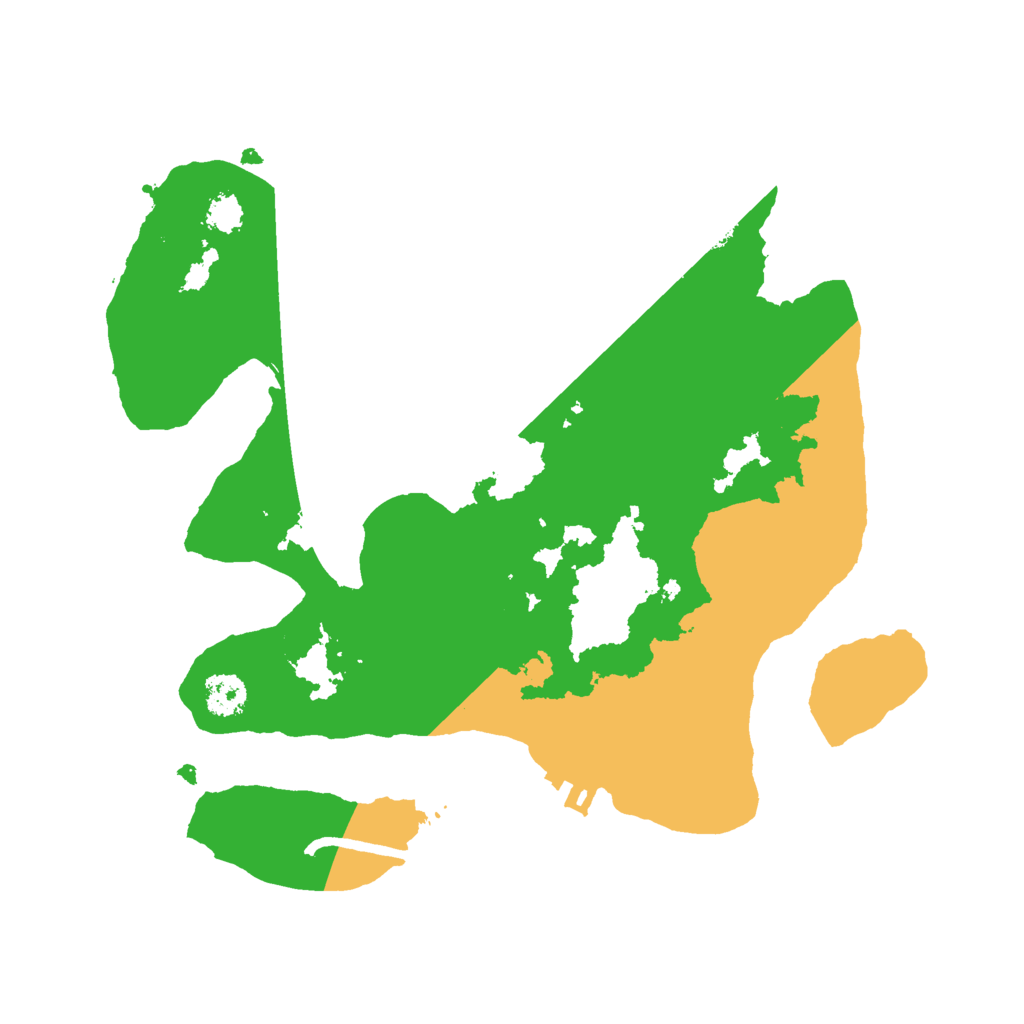 Biome Rust Map: Procedural Map, Size: 2500, Seed: 777813161