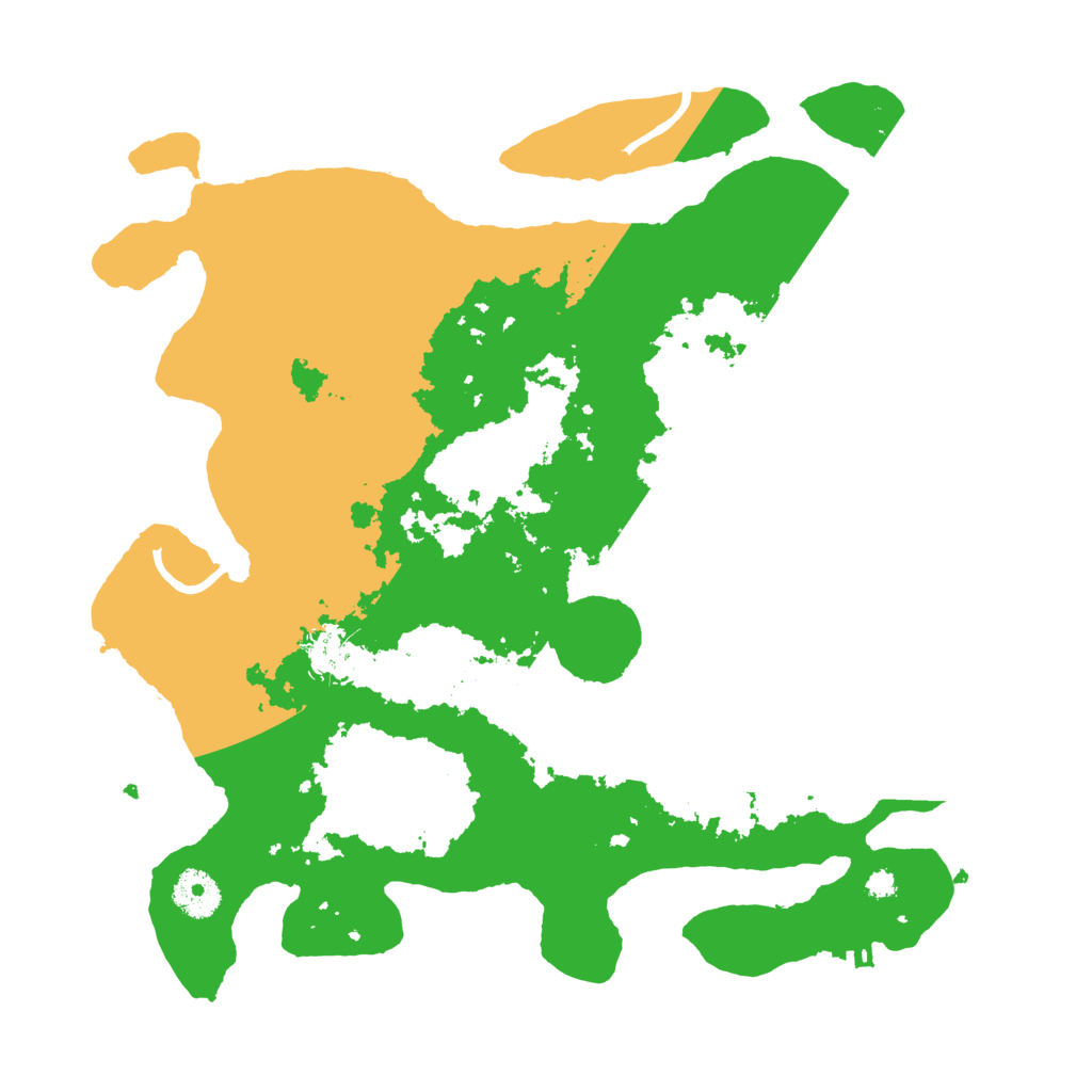 Biome Rust Map: Procedural Map, Size: 3500, Seed: 90862755