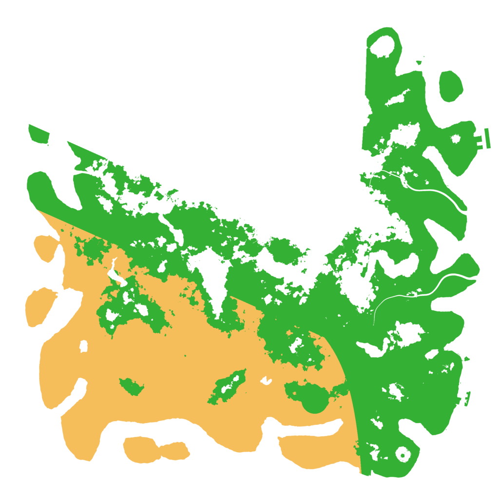 Biome Rust Map: Procedural Map, Size: 5000, Seed: 10041972