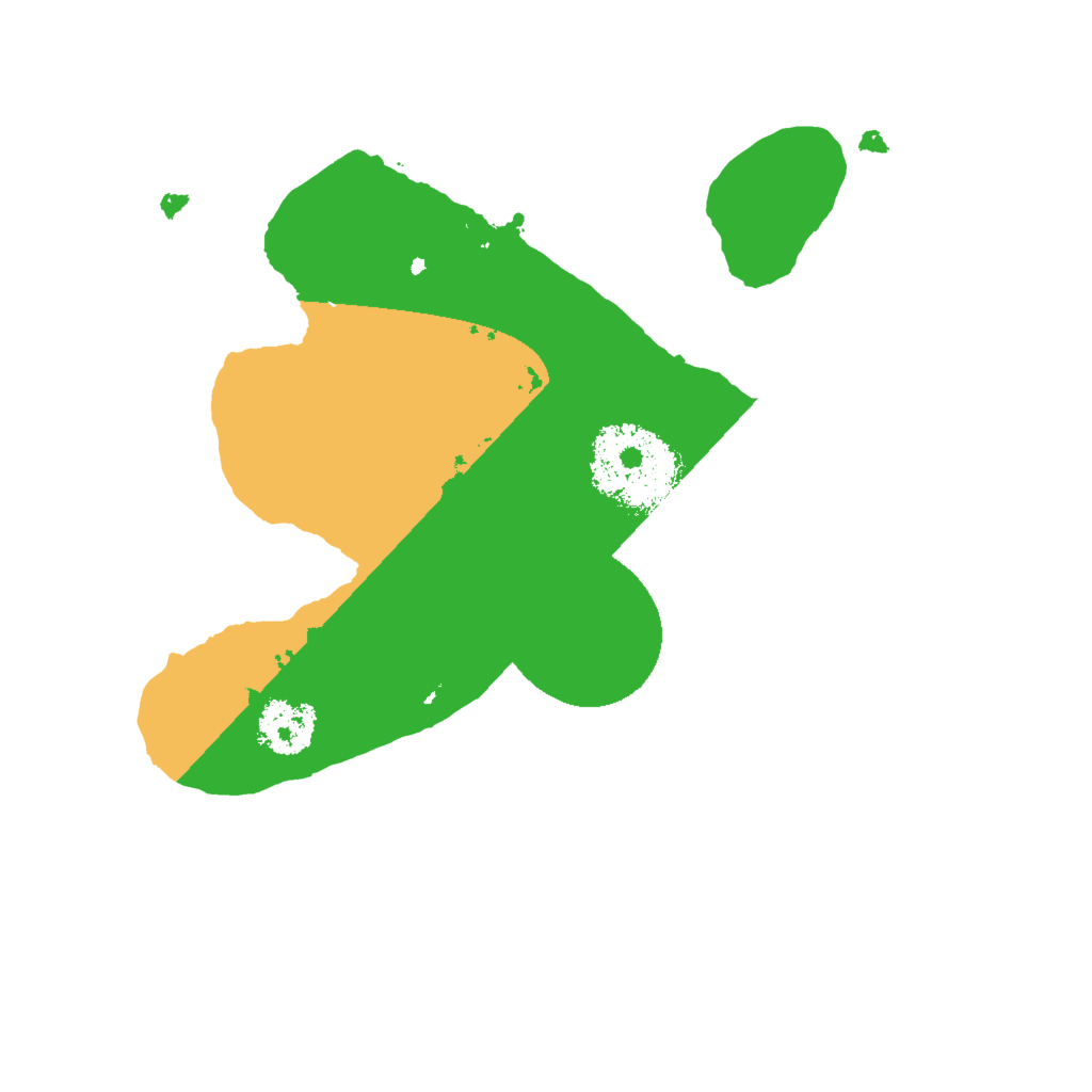 Biome Rust Map: Procedural Map, Size: 2000, Seed: 658242364