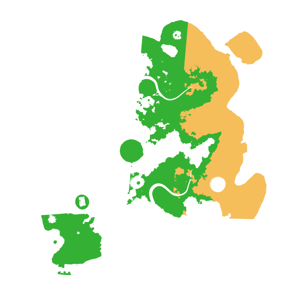 Biome Rust Map: Procedural Map, Size: 3400, Seed: 18269330