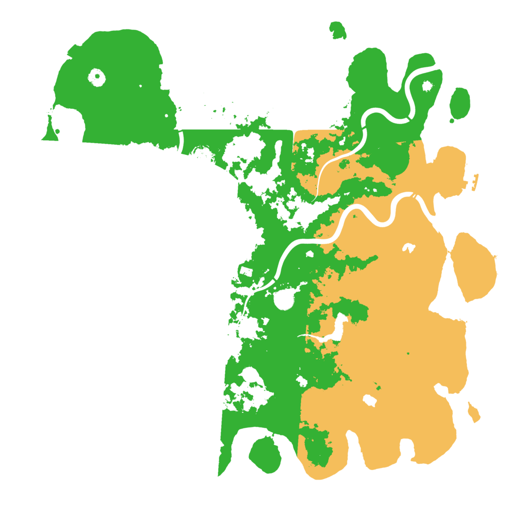 Biome Rust Map: Procedural Map, Size: 4500, Seed: 155000