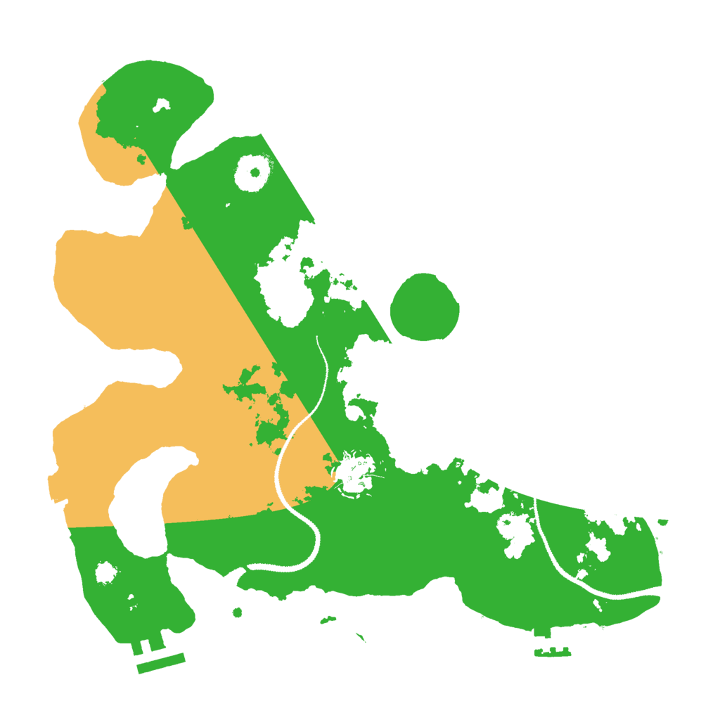 Biome Rust Map: Procedural Map, Size: 3000, Seed: 30005555