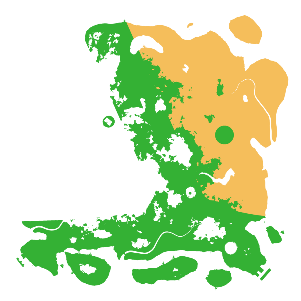 Biome Rust Map: Procedural Map, Size: 4250, Seed: 452154565