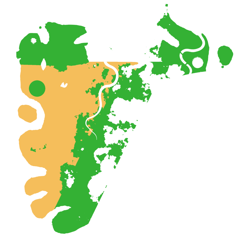 Biome Rust Map: Procedural Map, Size: 4000, Seed: 2023811342