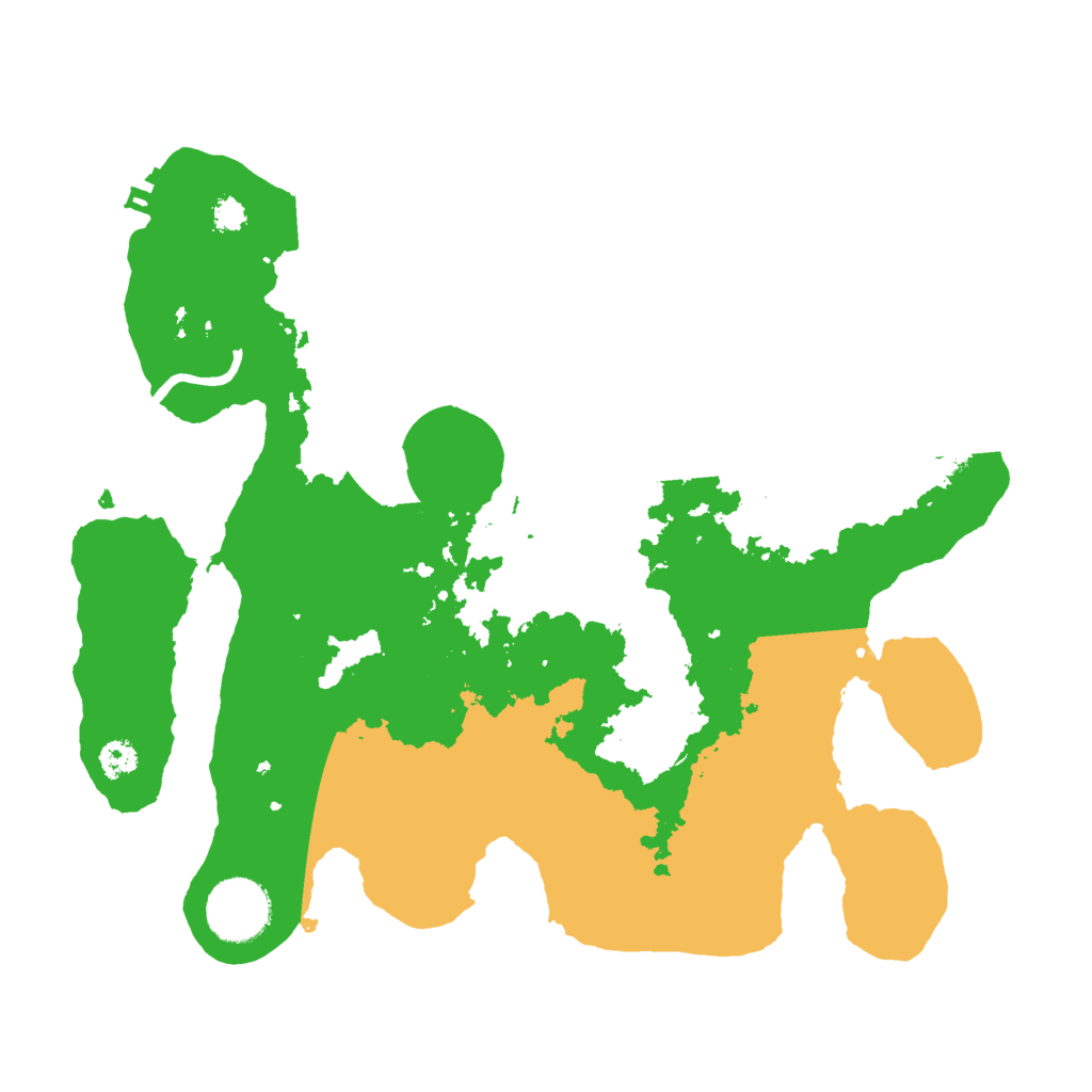 Biome Rust Map: Procedural Map, Size: 3000, Seed: 30070