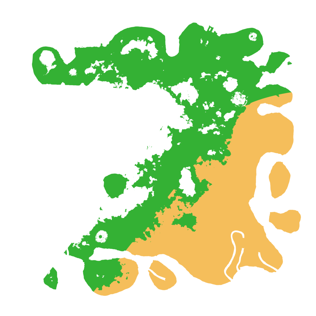 Biome Rust Map: Procedural Map, Size: 3900, Seed: 537636754