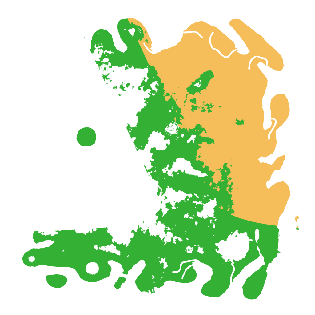 Biome Rust Map: Procedural Map, Size: 4500, Seed: 1999215829