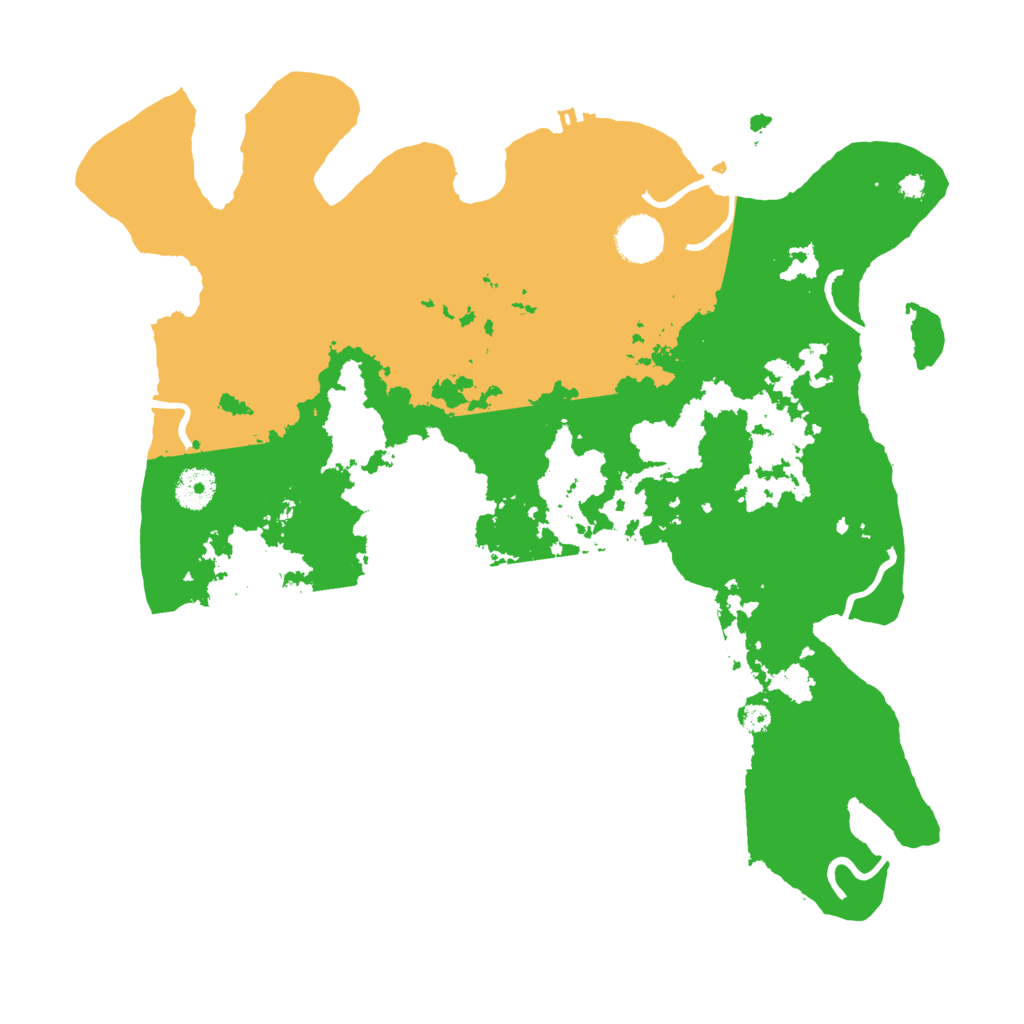 Biome Rust Map: Procedural Map, Size: 3750, Seed: 13499186