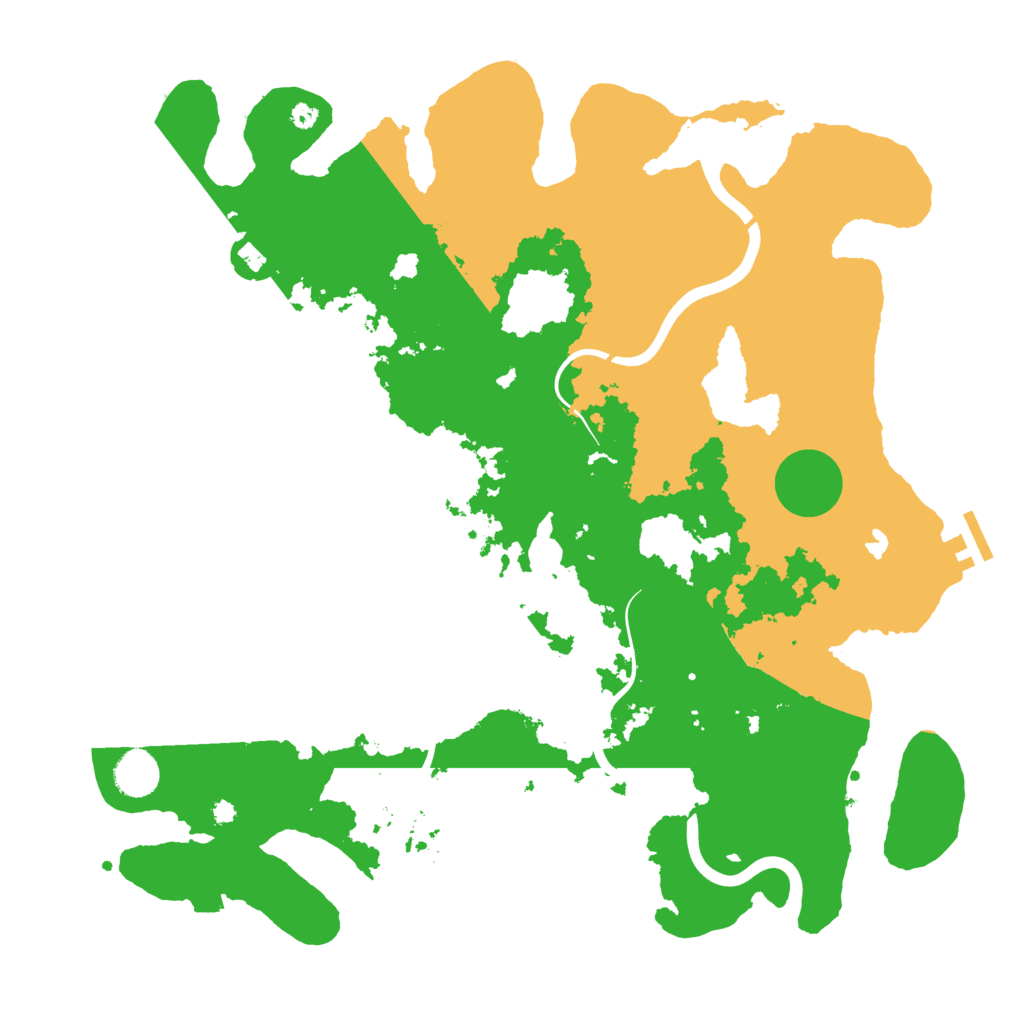 Biome Rust Map: Procedural Map, Size: 4000, Seed: 1835512301
