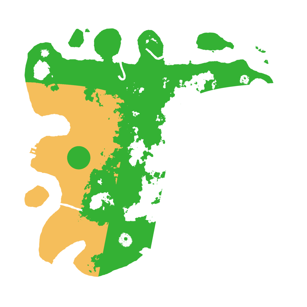 Biome Rust Map: Procedural Map, Size: 3500, Seed: 34994257